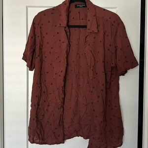 AllSaints Short Sleeve Button-Up Shirt